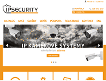 Tablet Screenshot of ipsecurity.cz